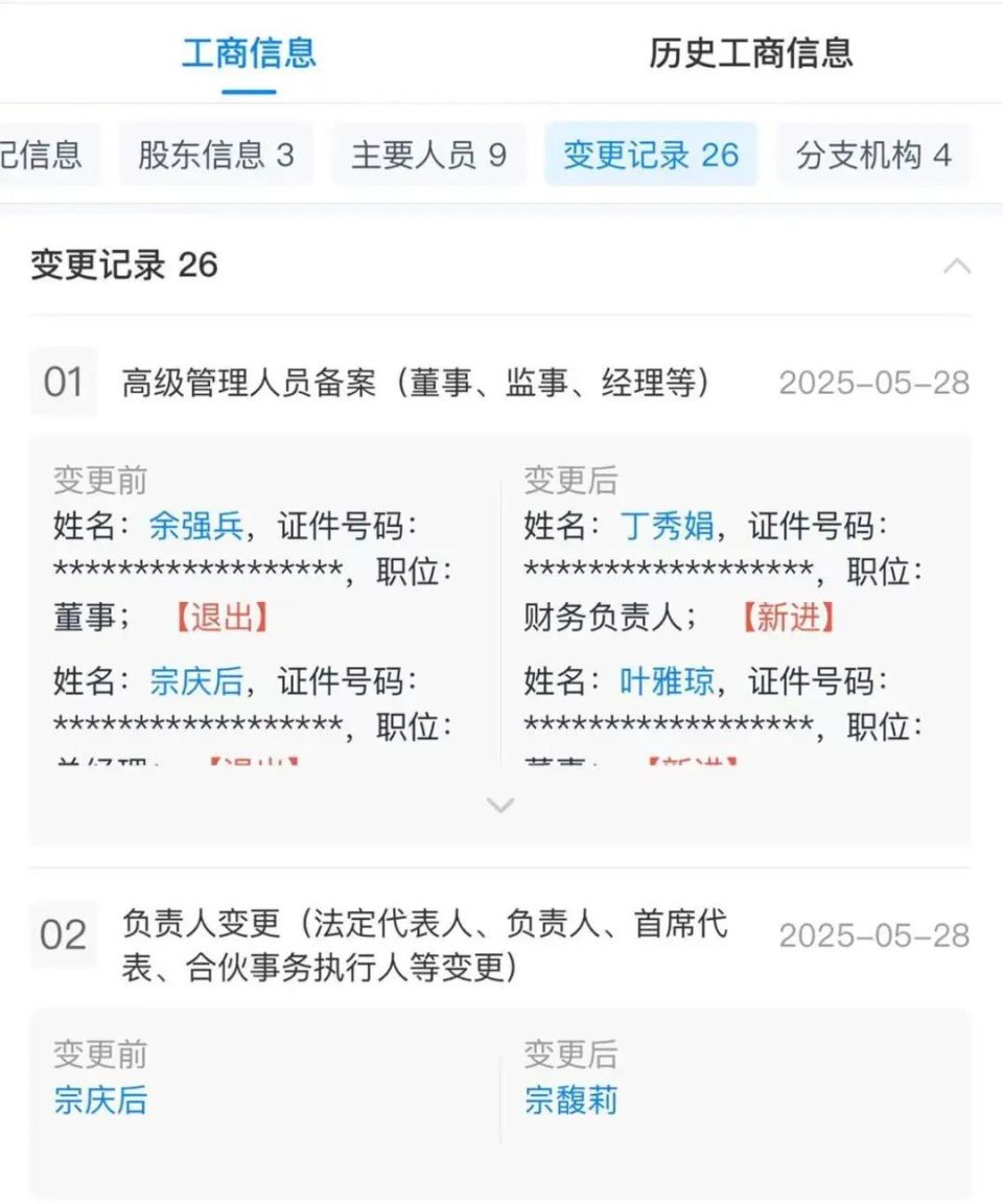 娃哈哈股權(quán)突變 宗馥莉“一進一退”，拍賣成交價大跌引化妝品市場關(guān)注